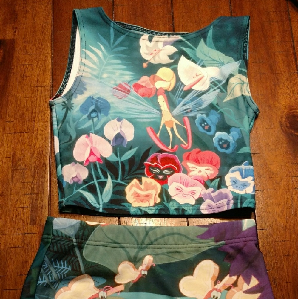 Blackmilk Alice in the wonderland top and skirt!